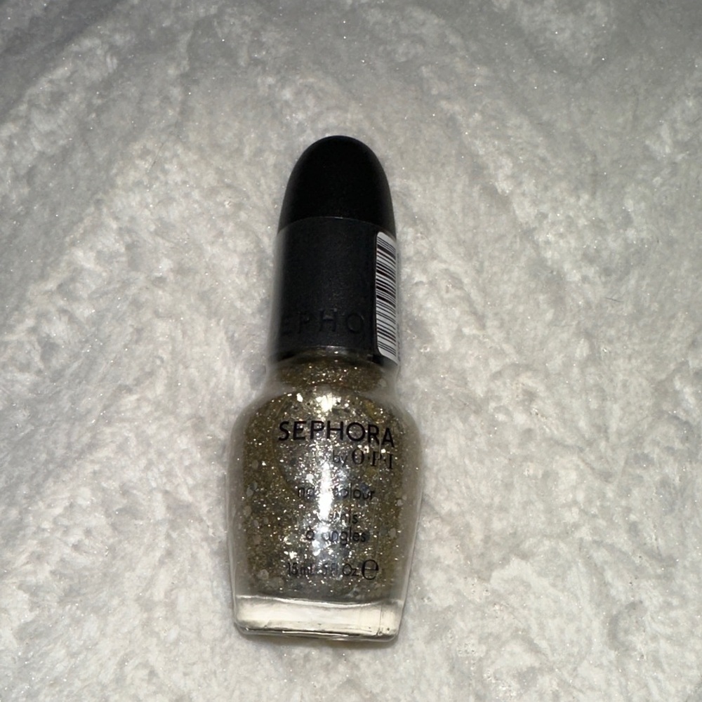 Sephora by OPI Sparkling Gold Nail Lacquer “Are you Glistenin”